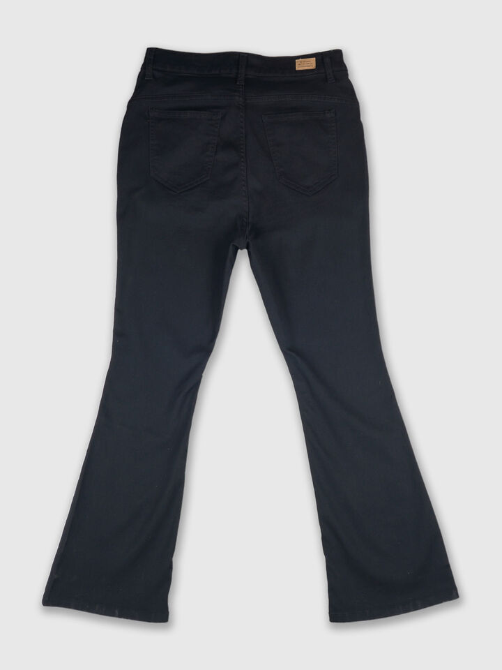 Basic Boot Cut With 5 Pockets - Black image number 6
